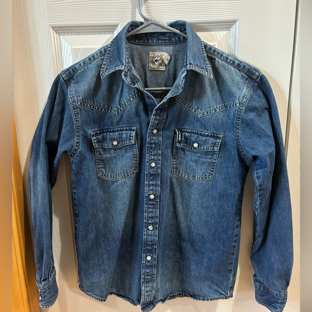 Boys Cinch Western Shirt Size Medium (10)